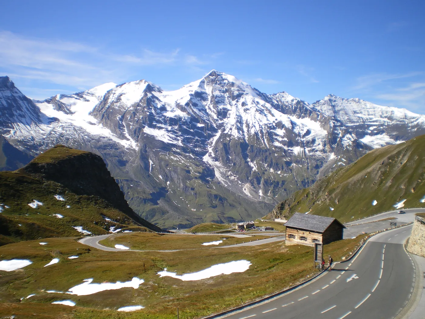Die Großglockner Hochalpenstraße im Nationalpark Hohe Tauern
